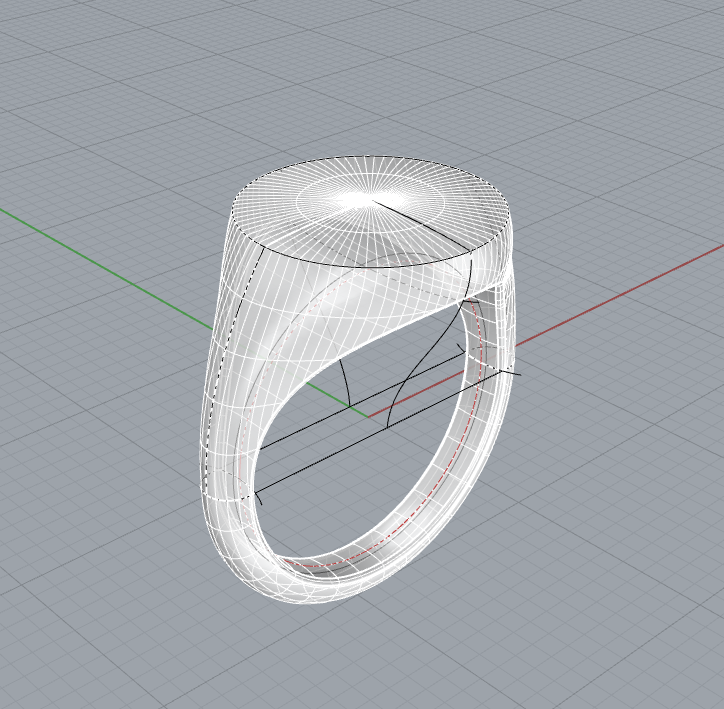 3D-Modell eines Rings